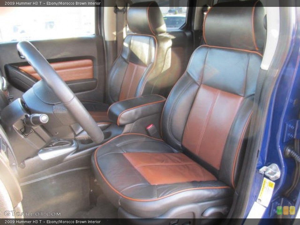 Ebony/Morocco Brown Interior Photo for the 2009 Hummer H3 T #57844079