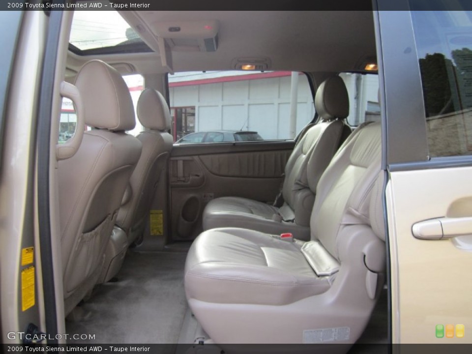 Taupe Interior Photo for the 2009 Toyota Sienna Limited AWD #57846083