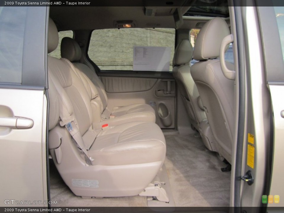 Taupe Interior Photo for the 2009 Toyota Sienna Limited AWD #57846098