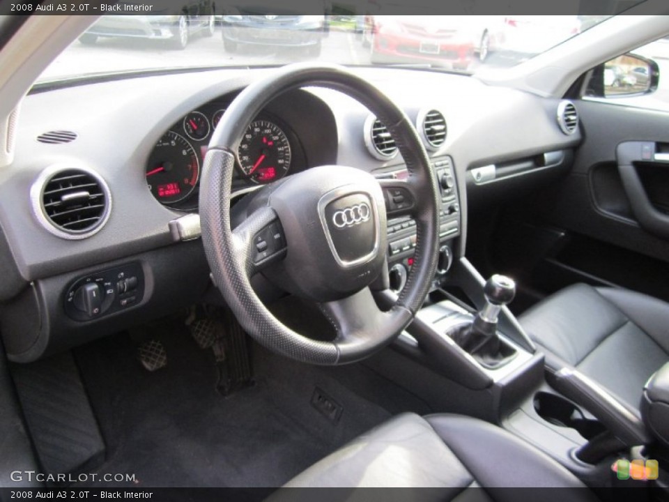 Black Interior Dashboard for the 2008 Audi A3 2.0T #57847364
