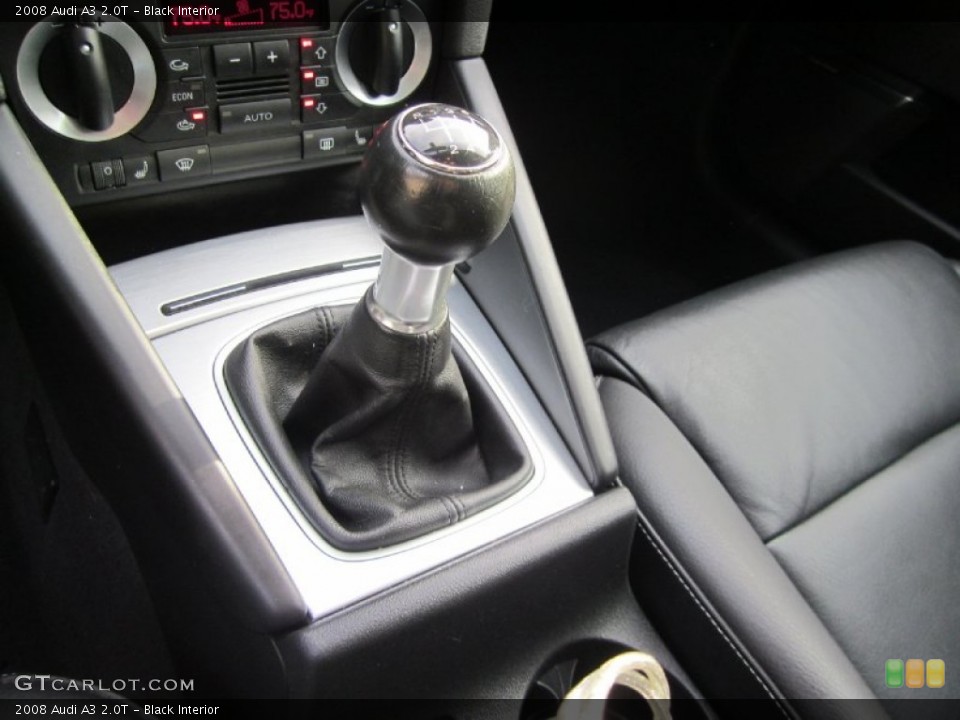 Black Interior Transmission for the 2008 Audi A3 2.0T #57847397