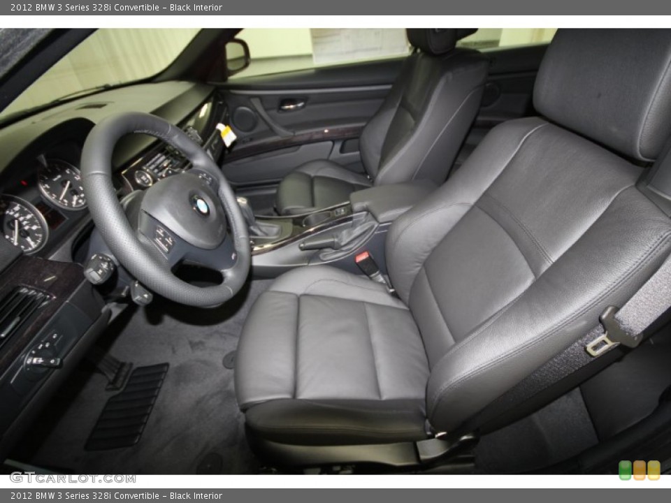 Black Interior Photo for the 2012 BMW 3 Series 328i Convertible #57847625