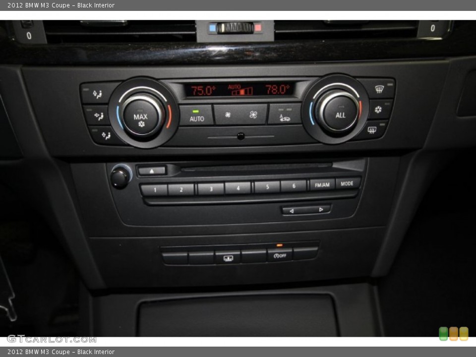 Black Interior Controls for the 2012 BMW M3 Coupe #57848042