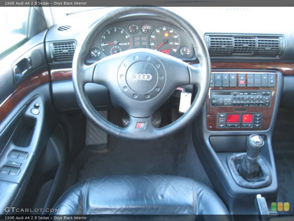 Onyx Black Interior Dashboard for the 1998 Audi A4 2.8 Sedan #57849038