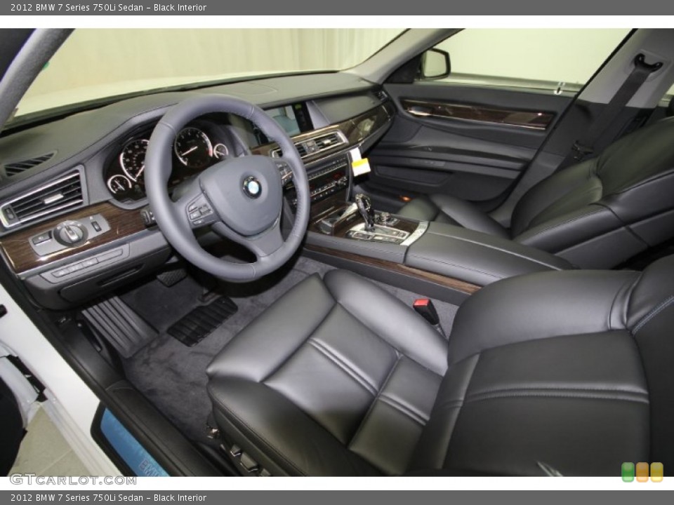 Black Interior Photo for the 2012 BMW 7 Series 750Li Sedan #57849392