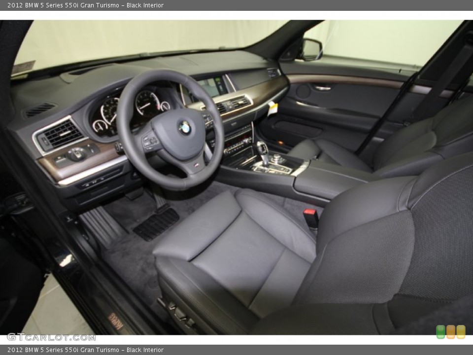 Black Interior Photo for the 2012 BMW 5 Series 550i Gran Turismo #57850136