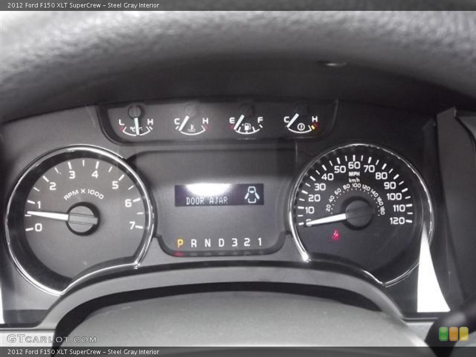 Steel Gray Interior Gauges for the 2012 Ford F150 XLT SuperCrew #57854123