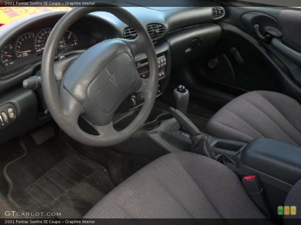 Graphite Interior Photo for the 2001 Pontiac Sunfire SE Coupe #57855095