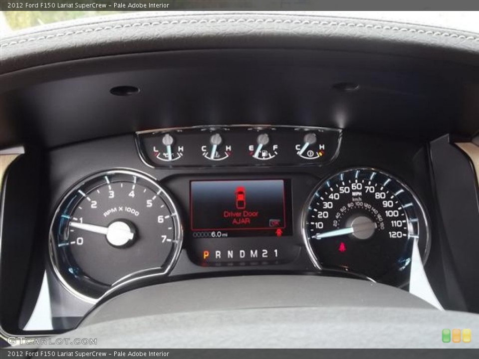 Pale Adobe Interior Gauges for the 2012 Ford F150 Lariat SuperCrew #57855596