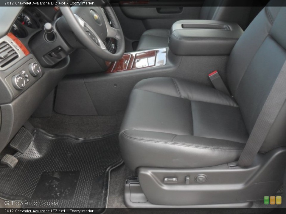 Ebony Interior Photo for the 2012 Chevrolet Avalanche LTZ 4x4 #57856289