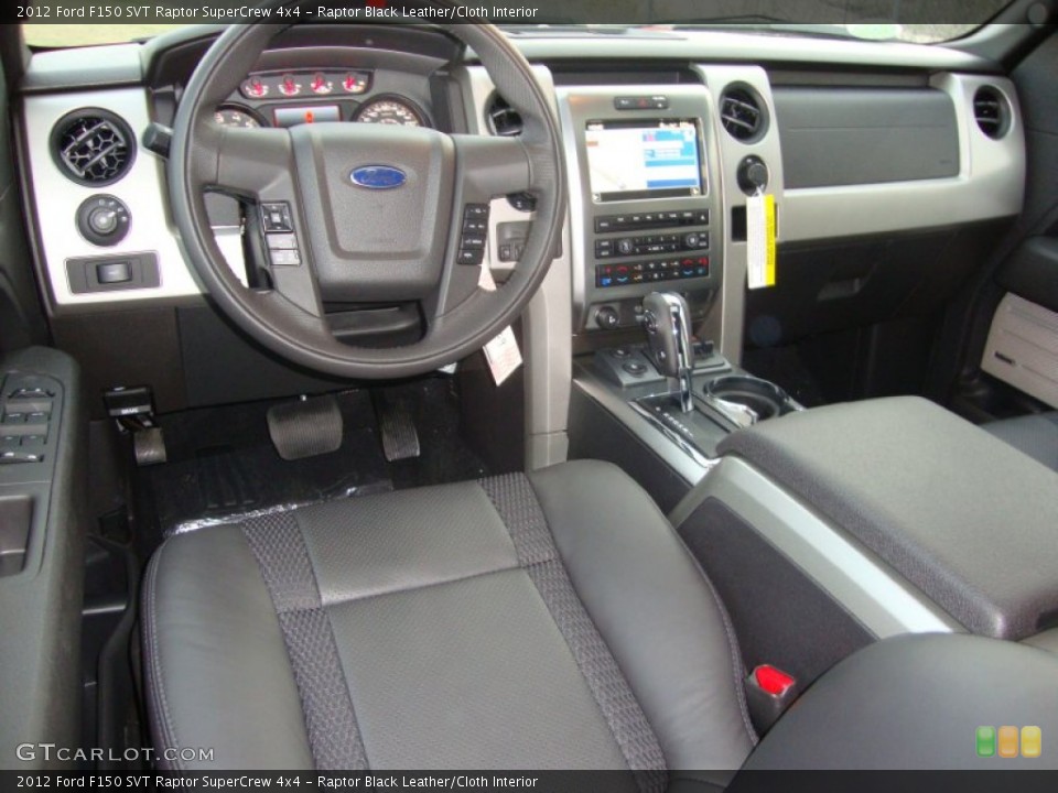 Raptor Black Leather/Cloth Interior Dashboard for the 2012 Ford F150 SVT Raptor SuperCrew 4x4 #57856301