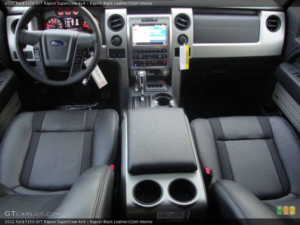 Raptor Black Leather/Cloth Interior Prime Interior for the 2012 Ford F150 SVT Raptor SuperCrew 4x4 #57856310