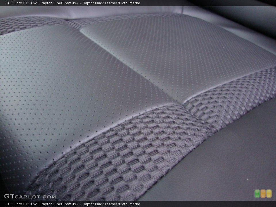 Raptor Black Leather/Cloth Interior Photo for the 2012 Ford F150 SVT Raptor SuperCrew 4x4 #57856340