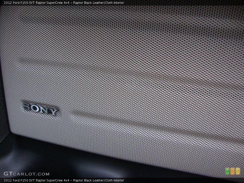Raptor Black Leather/Cloth Interior Audio System for the 2012 Ford F150 SVT Raptor SuperCrew 4x4 #57856369