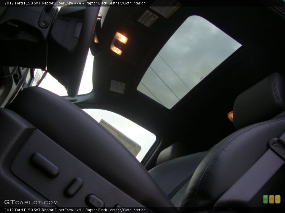 Raptor Black Leather/Cloth Interior Sunroof for the 2012 Ford F150 SVT Raptor SuperCrew 4x4 #57856377
