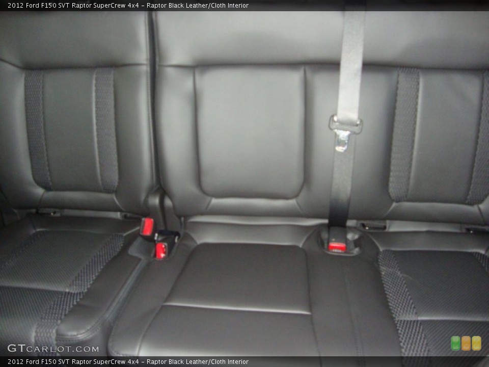 Raptor Black Leather/Cloth Interior Photo for the 2012 Ford F150 SVT Raptor SuperCrew 4x4 #57856382