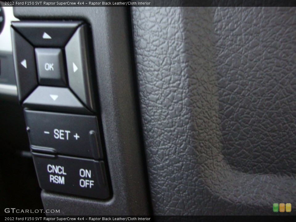 Raptor Black Leather/Cloth Interior Controls for the 2012 Ford F150 SVT Raptor SuperCrew 4x4 #57856463