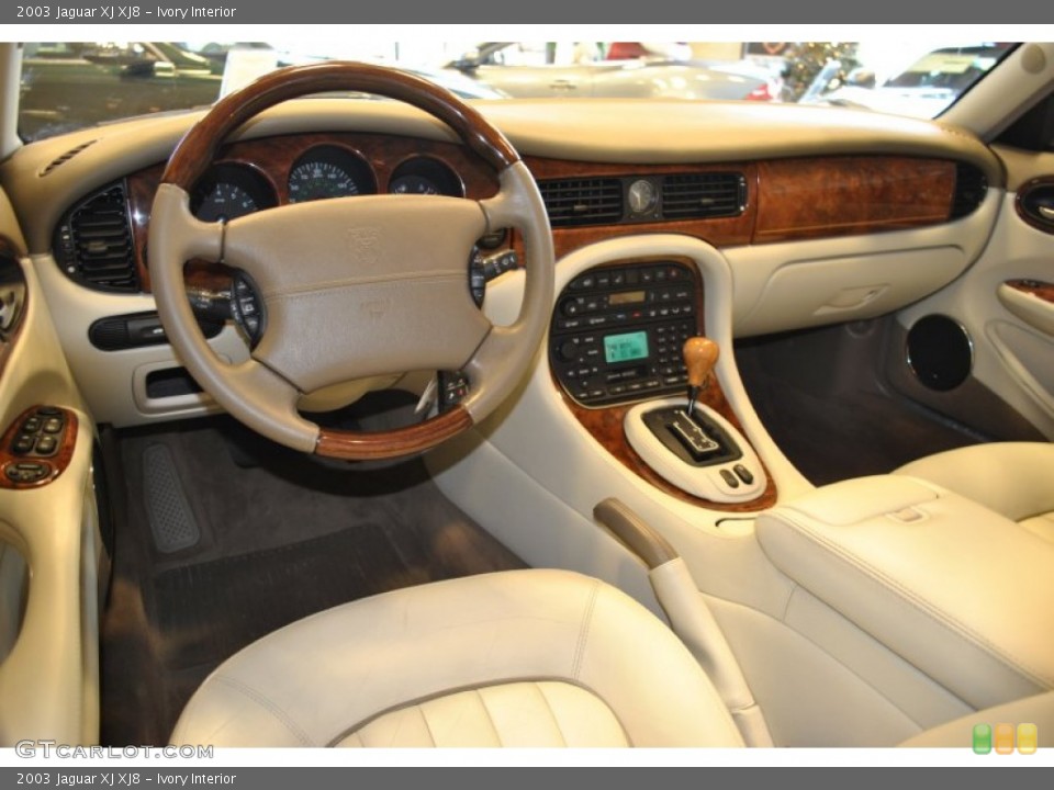Ivory 2003 Jaguar XJ Interiors