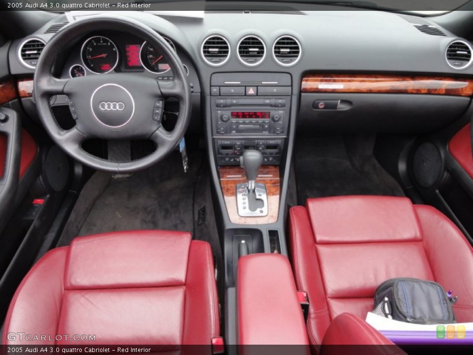 Red Interior Dashboard For The 2005 Audi A4 3 0 Quattro