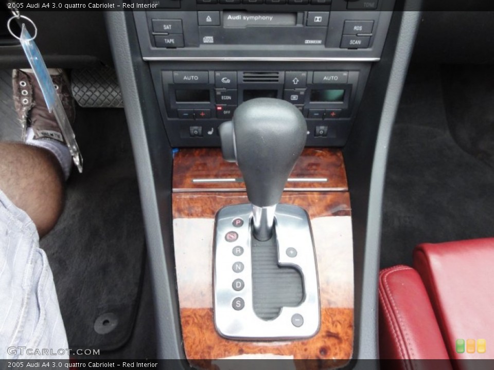 Red Interior Transmission for the 2005 Audi A4 3.0 quattro Cabriolet #57859658