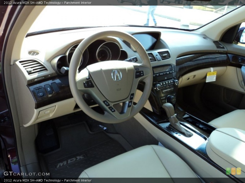 Parchment Interior Prime Interior for the 2012 Acura MDX SH-AWD Technology #57859683