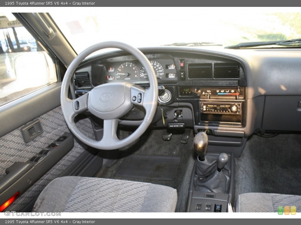 Gray Interior Dashboard for the 1995 Toyota 4Runner SR5 V6 4x4 #57860015