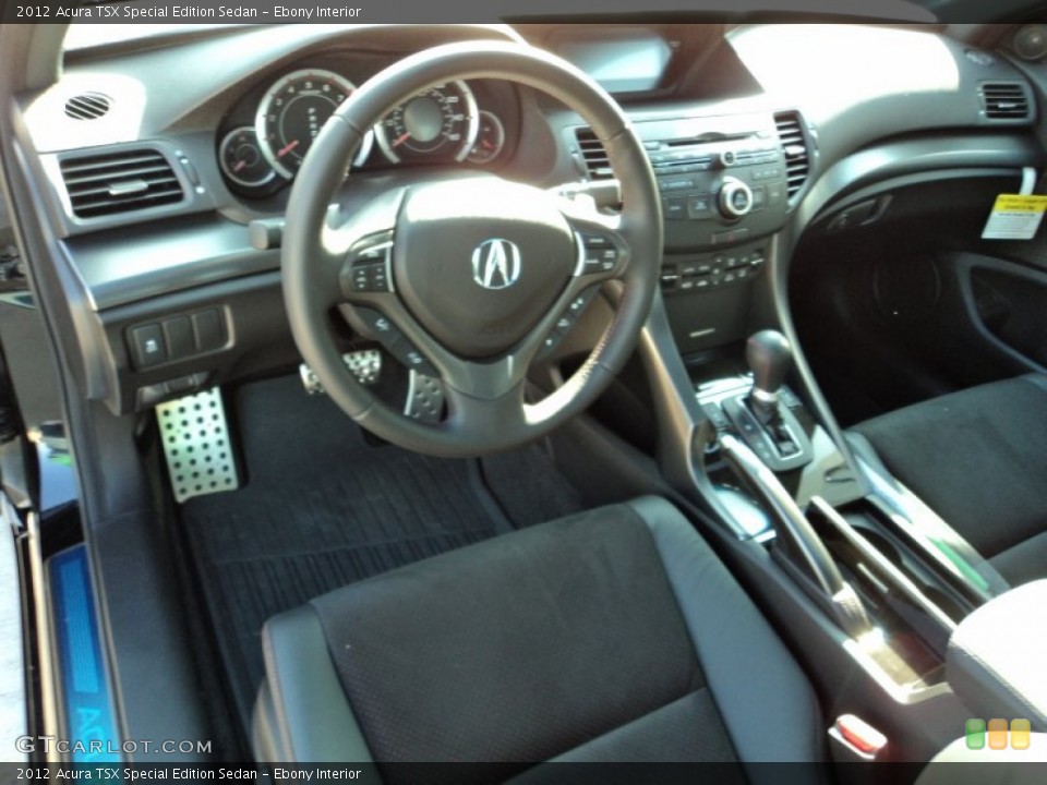 Ebony Interior Prime Interior for the 2012 Acura TSX Special Edition Sedan #57861578