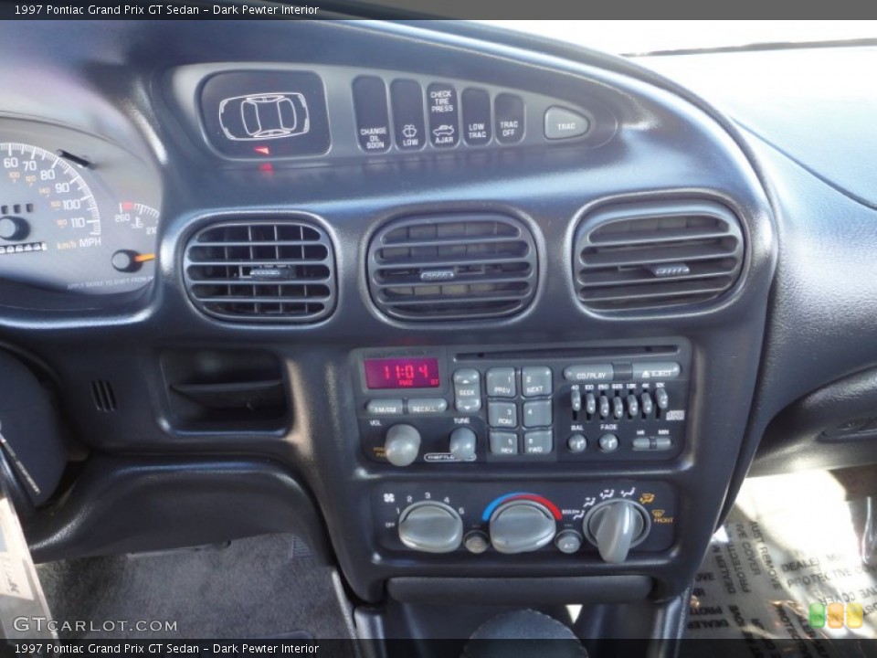 Dark Pewter Interior Controls for the 1997 Pontiac Grand Prix GT Sedan #57863057