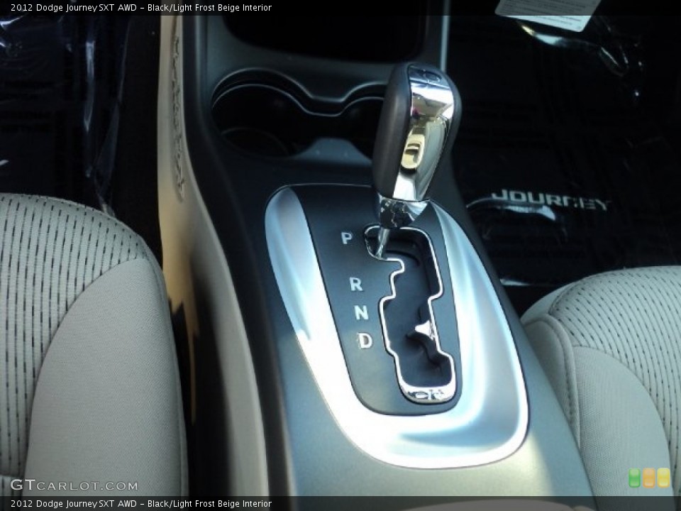 Black/Light Frost Beige Interior Transmission for the 2012 Dodge Journey SXT AWD #57863774