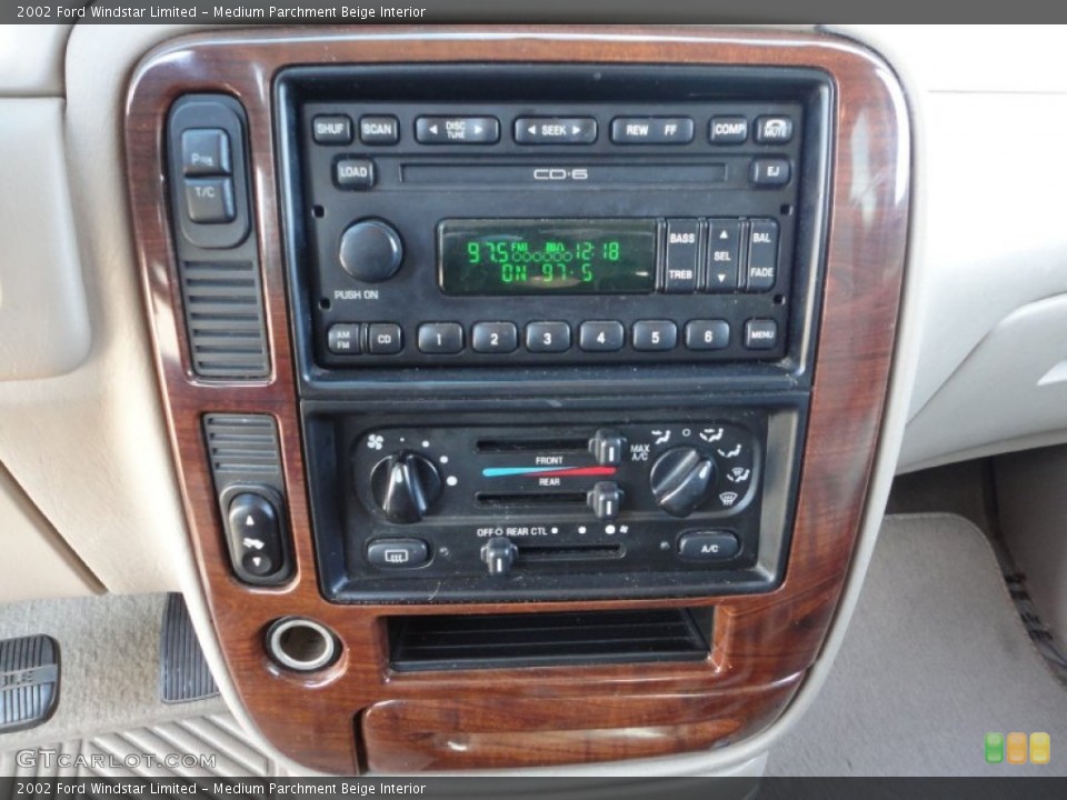 Medium Parchment Beige Interior Controls for the 2002 Ford Windstar Limited #57864632