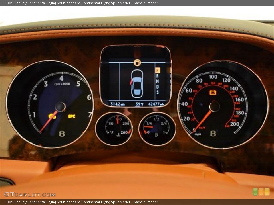 Saddle Interior Gauges for the 2009 Bentley Continental Flying Spur  #57867236