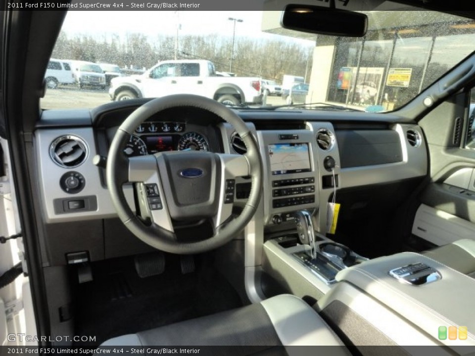 Steel Gray/Black Interior Photo for the 2011 Ford F150 Limited SuperCrew 4x4 #57867440