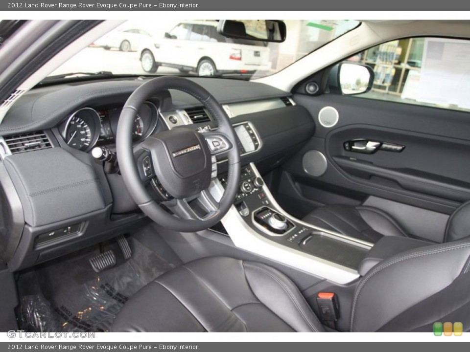 Ebony Interior Photo for the 2012 Land Rover Range Rover Evoque Coupe Pure #57869210