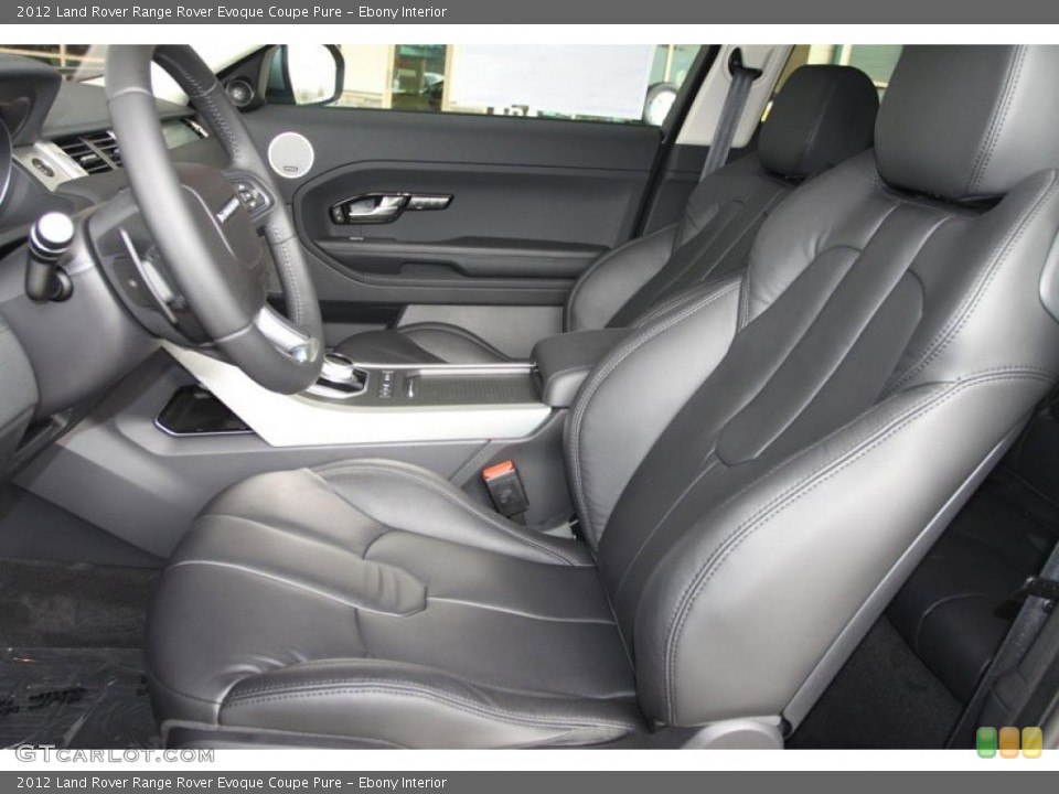 Ebony Interior Photo for the 2012 Land Rover Range Rover Evoque Coupe Pure #57869213