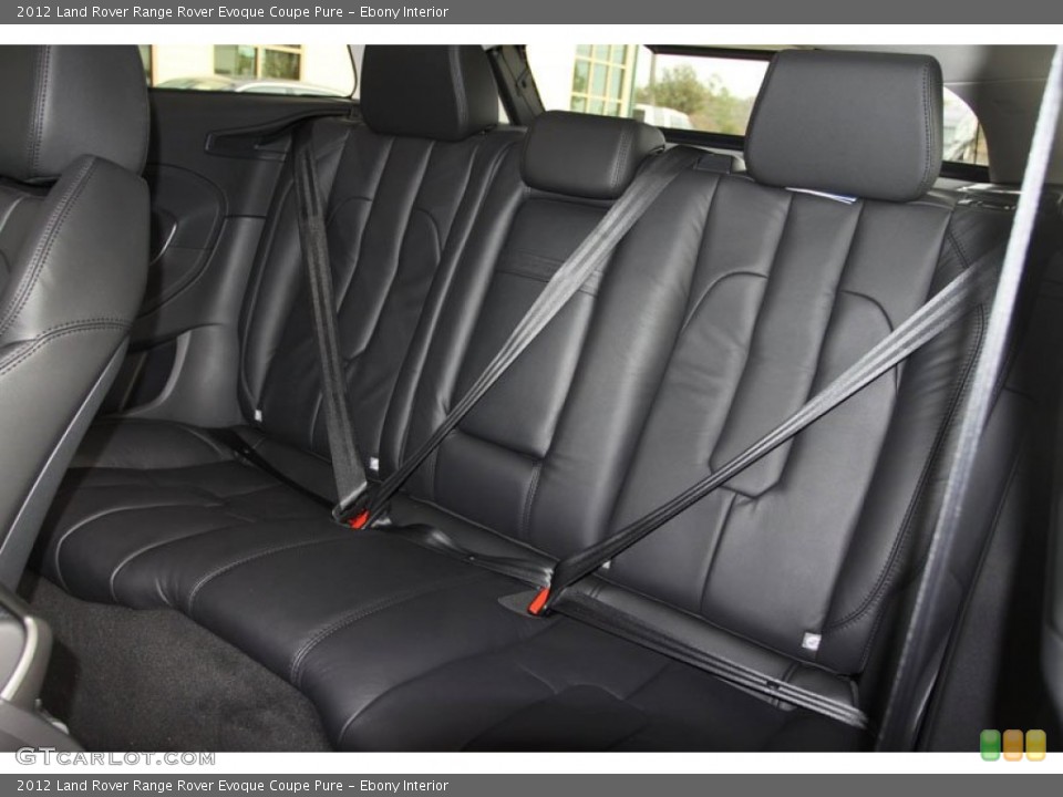 Ebony Interior Photo for the 2012 Land Rover Range Rover Evoque Coupe Pure #57869216