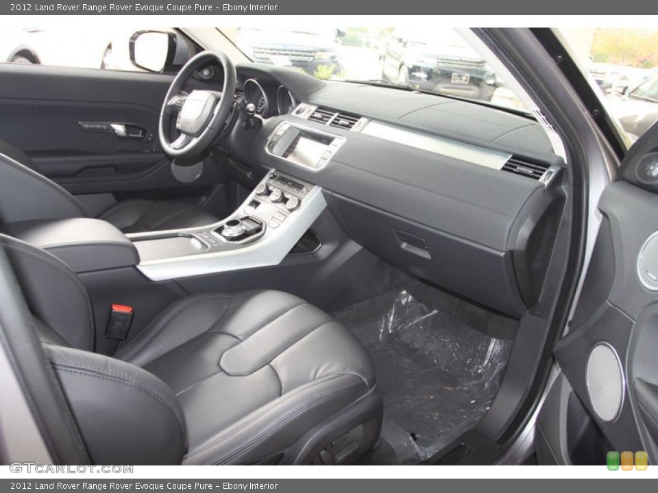 Ebony Interior Photo for the 2012 Land Rover Range Rover Evoque Coupe Pure #57869258