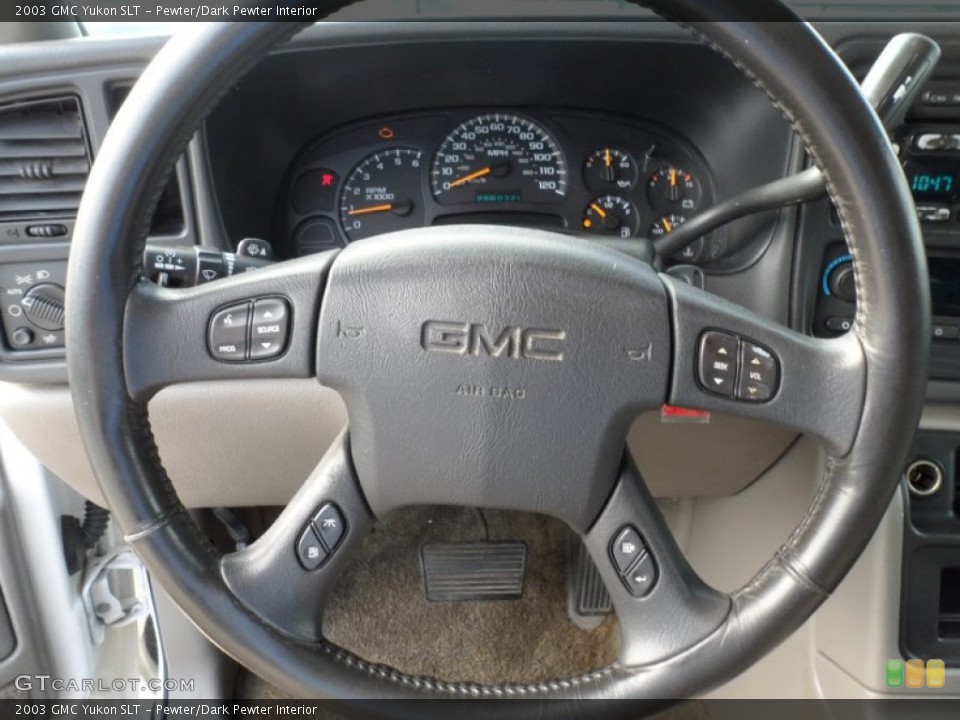 Pewter/Dark Pewter Interior Steering Wheel for the 2003 GMC Yukon SLT #57870962