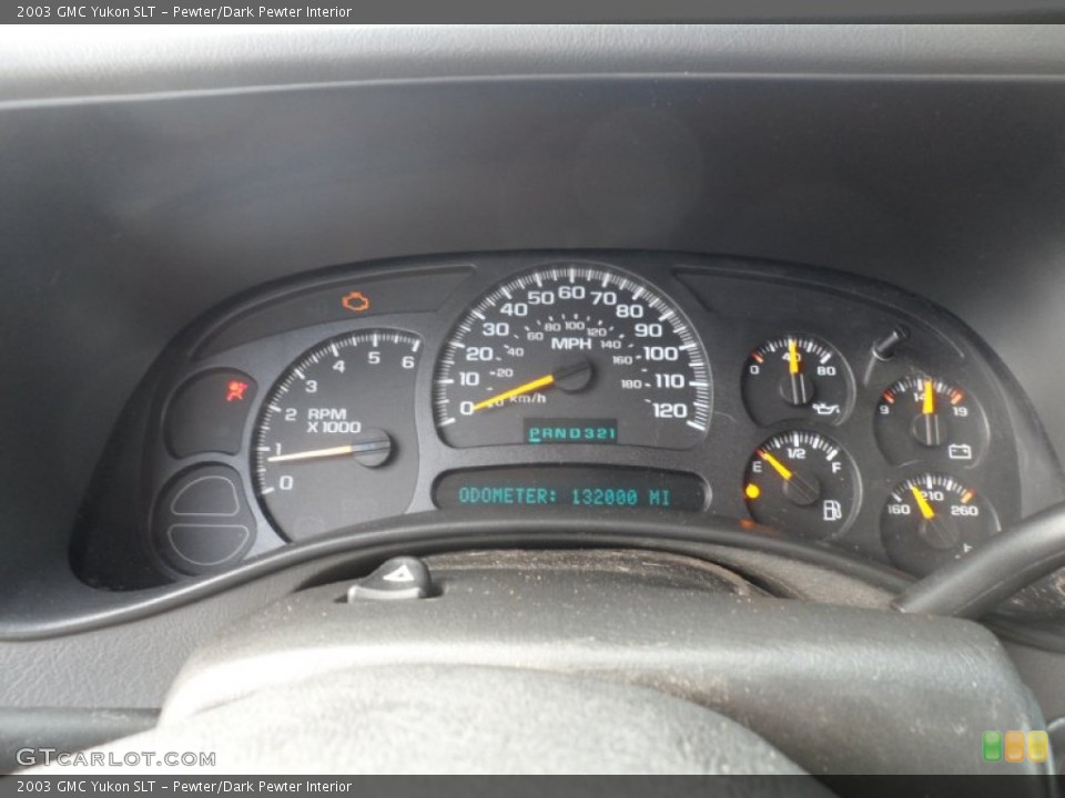 Pewter/Dark Pewter Interior Gauges for the 2003 GMC Yukon SLT #57870965