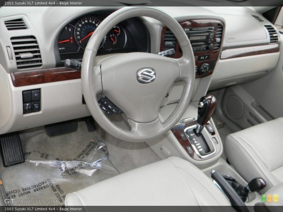 Beige Interior Dashboard for the 2003 Suzuki XL7 Limited 4x4 #57881503