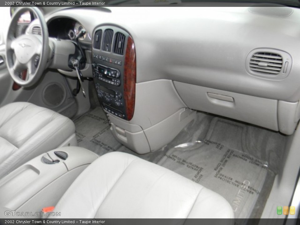 Taupe Interior Dashboard for the 2002 Chrysler Town & Country Limited #57881779
