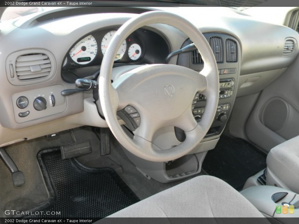Taupe Interior Dashboard for the 2002 Dodge Grand Caravan eX #57881857