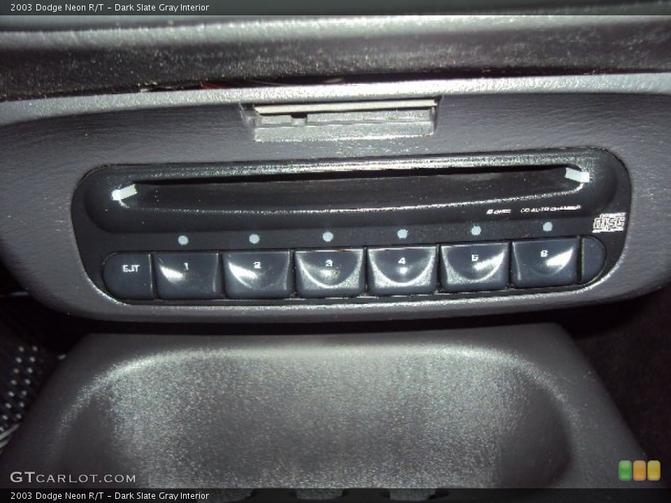 Dark Slate Gray Interior Controls for the 2003 Dodge Neon R/T #57882724