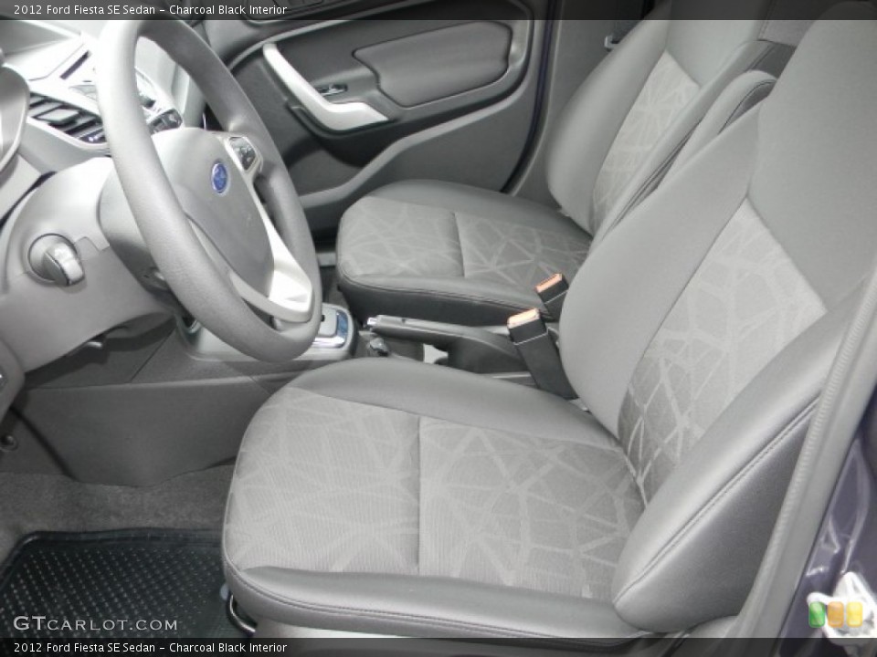 Charcoal Black Interior Photo for the 2012 Ford Fiesta SE Sedan #57883156