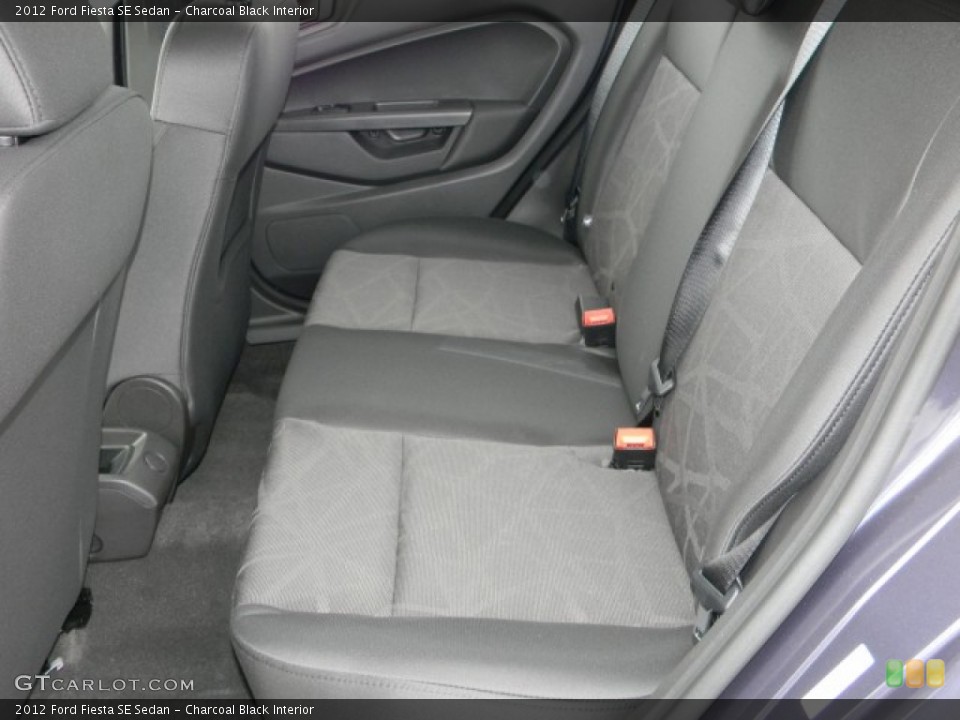 Charcoal Black Interior Photo for the 2012 Ford Fiesta SE Sedan #57883165