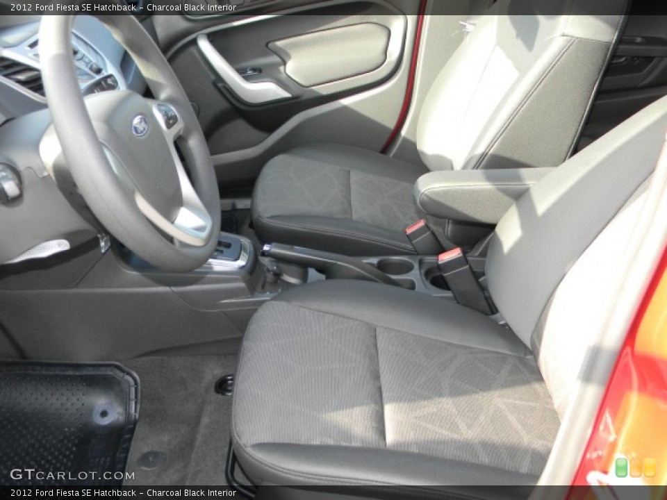 Charcoal Black Interior Photo for the 2012 Ford Fiesta SE Hatchback #57883396