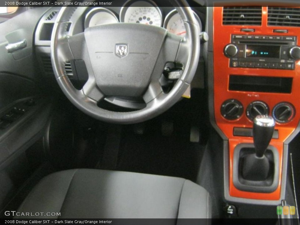 Dark Slate Gray/Orange Interior Dashboard for the 2008 Dodge Caliber SXT #57884419