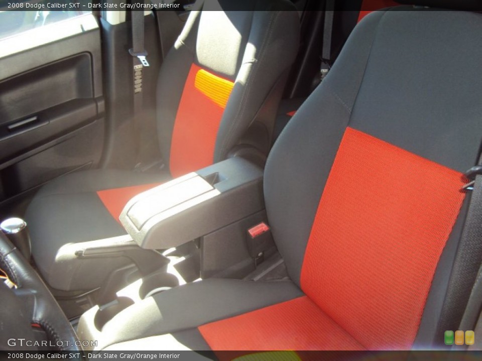 Dark Slate Gray/Orange Interior Photo for the 2008 Dodge Caliber SXT #57884464