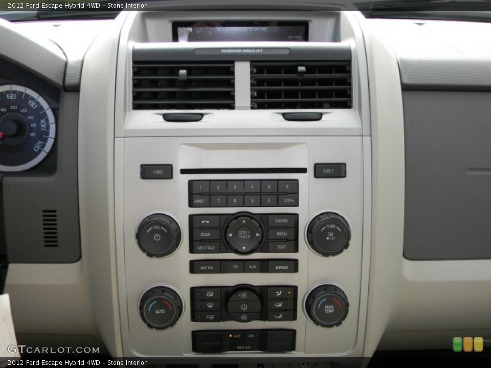 Stone Interior Controls for the 2012 Ford Escape Hybrid 4WD #57885285
