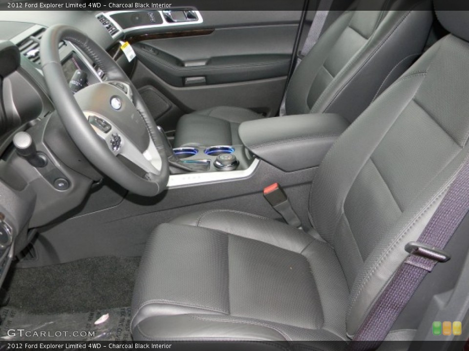 Charcoal Black Interior Photo for the 2012 Ford Explorer Limited 4WD #57885520