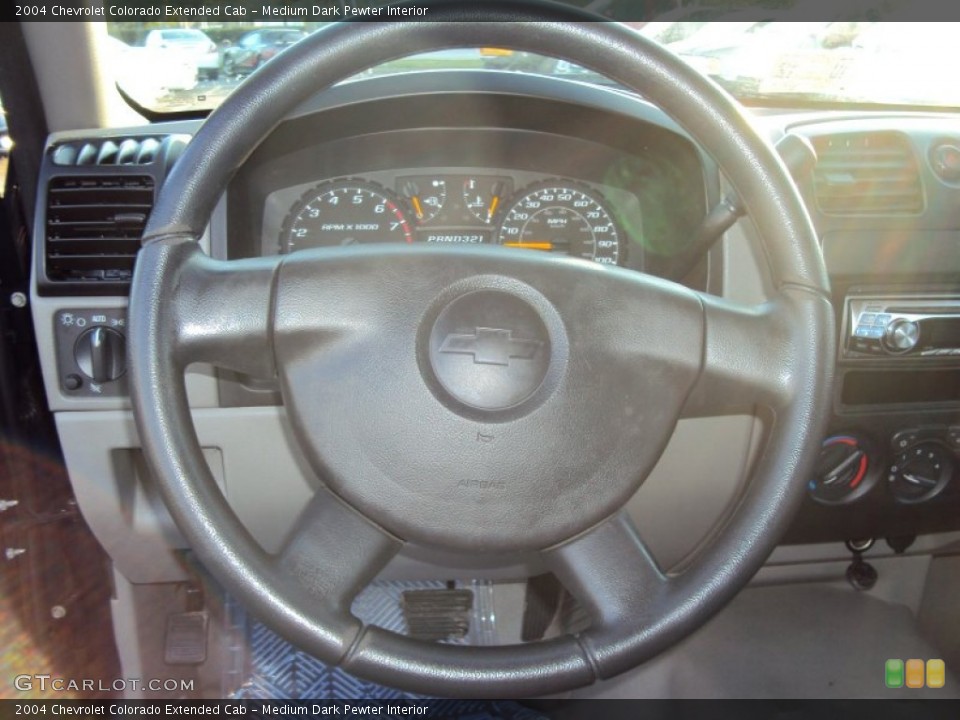 Medium Dark Pewter Interior Steering Wheel for the 2004 Chevrolet Colorado Extended Cab #57885685